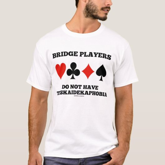Brugspelers hebben geen triskaidekaphobia t-shirt (Voorkant)