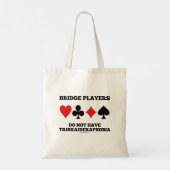 Brugspelers hebben geen triskaidekaphobia tote bag (Achterkant)