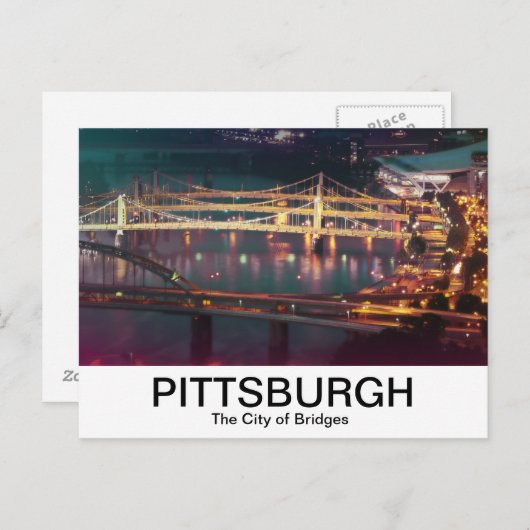 Brugstad, Allegheny River Briefkaart (Voorkant / Achterkant)