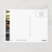 Brugstructuur Briefkaart (Achterkant)