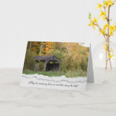 brugsympathie met houten bekleding kaart (Gele Bloem)