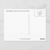 brugzwanen briefkaart (Achterkant)