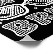 Bruh 100 dagen van school 100e dag van school Sung Poster (Hoek)