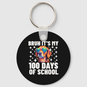 Bruh 100 dagen van school 100e dag van school Sung Sleutelhanger