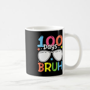 Bruh 100 Days of School Boys 100th Day of School T Koffiemok