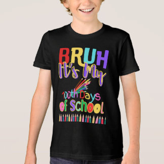 Bruh 100ste schooldag Tri-Blend shirt