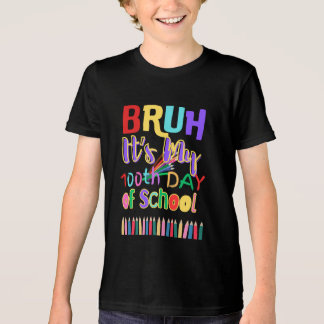 Bruh 100ste schooldag Tri-Blend shirt