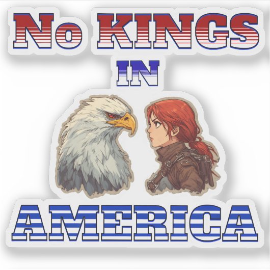 Bruh 4th of July Eagle Amerikaans Patriottisch Sticker (Voorkant)