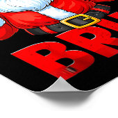 Bruh 67 Christmas Santa Six Seven 6 7 Boys Christm Poster (Hoek)
