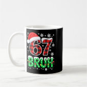 Bruh 67 Christmas Six Seven 6 7 Boys Christmas Paj Koffiemok (Links)