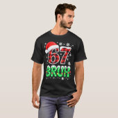 Bruh 67 Christmas Six Seven 6 7 Boys Christmas Paj T-shirt (Voorkant volledig)