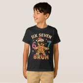 Bruh 67 Christmas Six Seven Gingerbreadman Boys 67 T-shirt (Voorkant volledig)