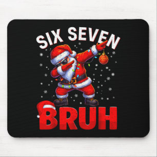 Bruh 67 Dabbing Kerstman Grappige Meme Zes Zeven K Muismat