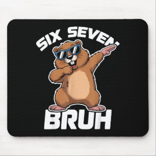 Bruh 67 Grappige Groundhog 6-7 Meme Pyjama Jongens Muismat