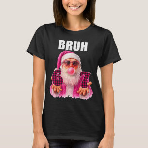 Bruh 67 Kerstman Bubble Gum Zes Zeven Meme Kerstmi T-shirt