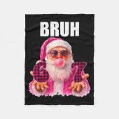 Bruh 67 Santa Bubble Gum Six Seven Meme Christmas  Fleece Deken (Voorkant)
