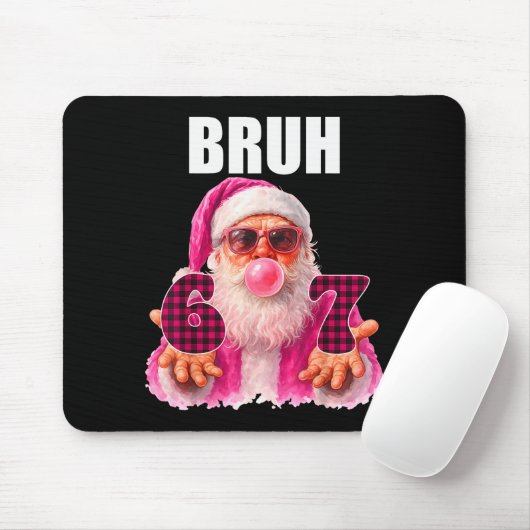 Bruh 67 Santa Bubble Gum Six Seven Meme Christmas  Muismat (Met muis)