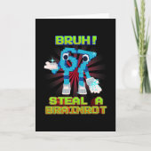 Bruh 67 Six Seven 6-7 Grappige Brainrot Meme Voor  Kaart (Voorkant)