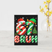Bruh 67 Six Seven 6 7 Meme Christmas Funny Boy Gir Kaart (Gele Bloem)