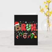 Bruh 67 Six Seven 6 7 Meme Christmas Funny Boy Gir Kaart (Gele Bloem)