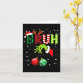 Bruh 67 Six Seven 6 7 Meme Christmas Funny Gen Alp Kaart (Gele Bloem)