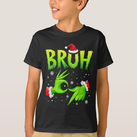 Bruh 67 Six Seven 6 7 Meme Christmas Funny Gen Alp T-shirt (Voorkant)