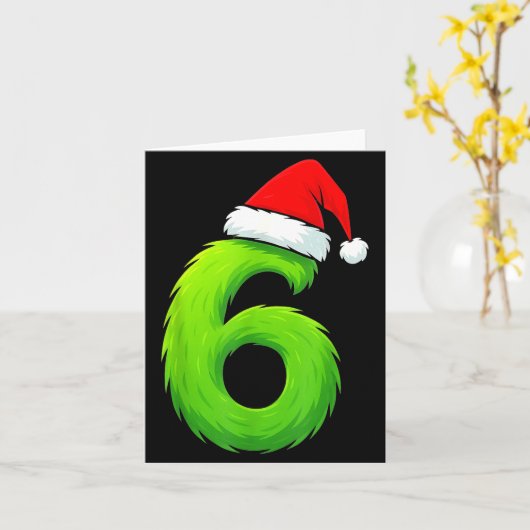 Bruh 67 Six Seven 6 7 Meme Christmas Funny  Kaart (Gele Bloem)