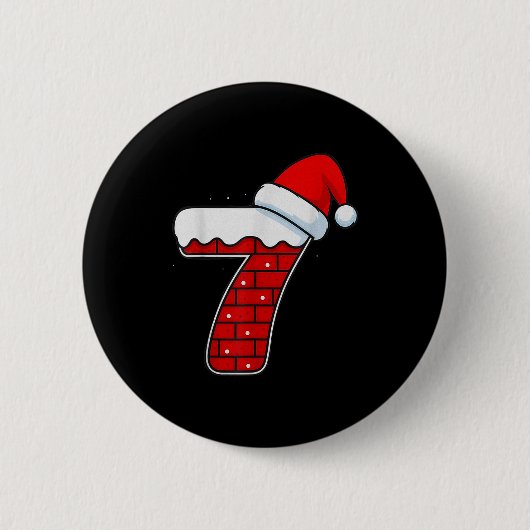 Bruh 67 Six Seven 6 7 Meme Christmas Funny Ronde Button 5,7 Cm (Voorkant)