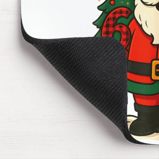 Bruh 67 Six Seven 6 7 Meme Christmas Santa Pajamas Muismat (Hoek)