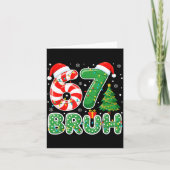 Bruh 67 Six Seven 6 7 Meme Funny Christmas Boy Gir Kaart (Voorkant)