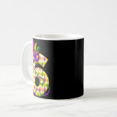 Bruh 67 Six Seven 6 7 Meme Funny Mardi Gras Kids M Koffiemok (Voorkant links)