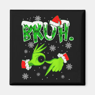 Bruh 67 Six Seven 6 7 Meme Kerst Grappig Gen Z S Magneet