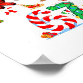 Bruh 67 Six Seven 6 7 Meme Kerst Kerststok Licht L Poster (Hoek)