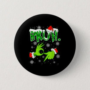 Bruh 67 Six Seven 6 7 Meme Kerstmis Grappig Gen Z Ronde Button 5,7 Cm