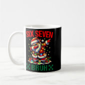 Bruh 67 Six Seven Funny Christmas Santa Claus 6 7  Koffiemok (Links)