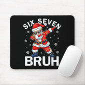Bruh 67 Six Seven Kerstman Dabbing Kerst Meme Jong Muismat (Met muis)