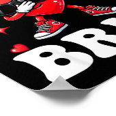 Bruh 67 Six Seven Meme Dab Heart Boys Kids Valenti Poster (Hoek)