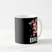 Bruh 67 Six Seven Santa Dabbing Christmas Meme Boy Koffiemok (Voorkant rechts)