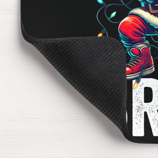 Bruh 67 Six Seven Santa Dabbing Christmas Meme Boy Muismat (Hoek)