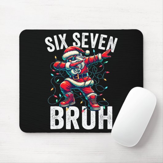 Bruh 67 Six Seven Santa Dabbing Christmas Meme Boy Muismat (Met muis)