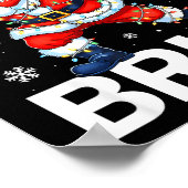 Bruh 67 Six Seven Santa Dabbing Christmas Meme Boy Poster (Hoek)