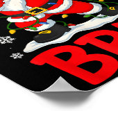 Bruh 67 Six Seven Santa Dabbing Christmas Meme Boy Poster (Hoek)