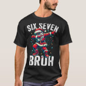 Bruh 67 Six Seven Santa Dabbing Christmas Meme Boy T-shirt (Voorkant)