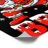 Bruh 67 Six Seven Santa Dabbing Christmas Men Boys Poster (Hoek)