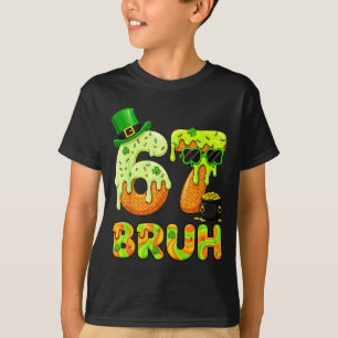 Bruh 67 Six Seven Shamrock St Patrick's Day Jongen T-shirt