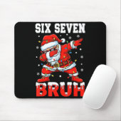 Bruh 67 Six Seven Sinterklaas Dabbing Kerstmannen Muismat (Met muis)
