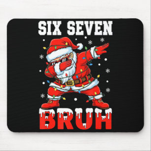Bruh 67 Six Seven Sinterklaas Dabbing Kerstmannen Muismat