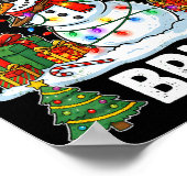 Bruh 67 Six Seven Snowman Dabbing Christmas 6 7 Bo Poster (Hoek)
