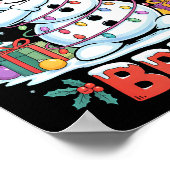 Bruh 67 Six Seven Snowman Dabbing Christmas Shirts Poster (Hoek)