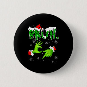 Bruh 67 Zes Zeven 6 7 Meme Kerst Grappig Gen Alp Ronde Button 5,7 Cm